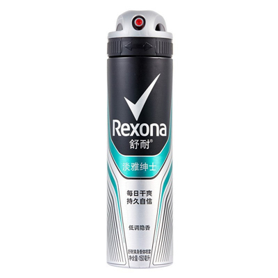 舒耐(Rexona)爽身香体喷雾淡雅绅士150ml[联合利华]