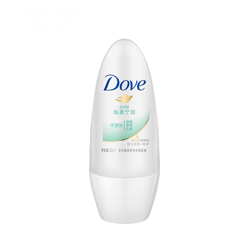 多芬(Dove)爽身香体走珠乳液 纯柔宁润40ml[联合利华]