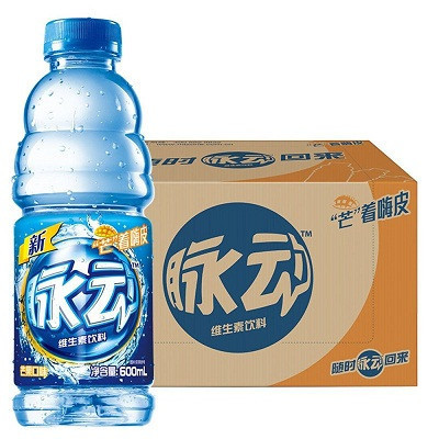 脉动(Mizone) 维生素饮料 芒果味 600ml*15瓶