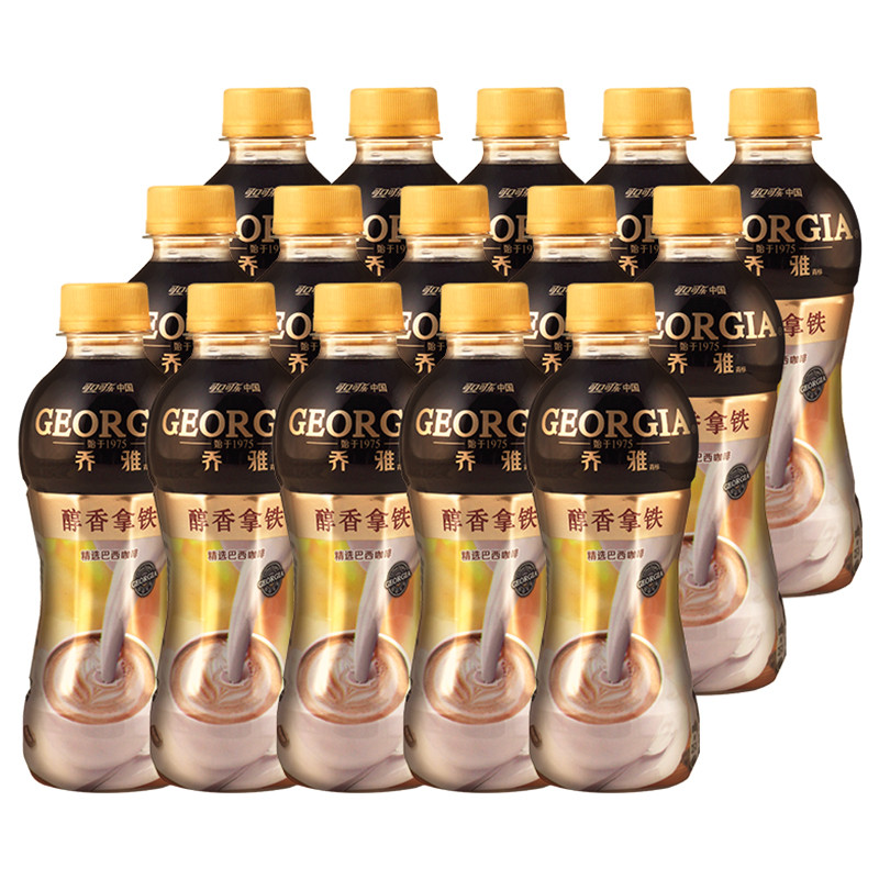 乔雅咖啡 醇香拿铁 268ml*15 箱装 可口可乐荣誉出品