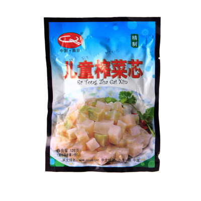 小菜一碟 儿童榨菜芯 128g袋装 原味 榨菜 下饭菜 面条泡面好搭档 酱菜类 蔬菜类