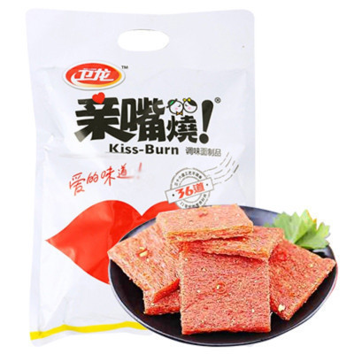 卫龙亲嘴烧(川香风味调味面制品)300g