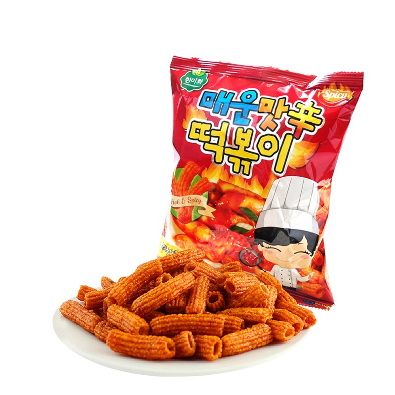 韩美禾辣味打糕条110g/袋 韩国进口 香辣酥脆