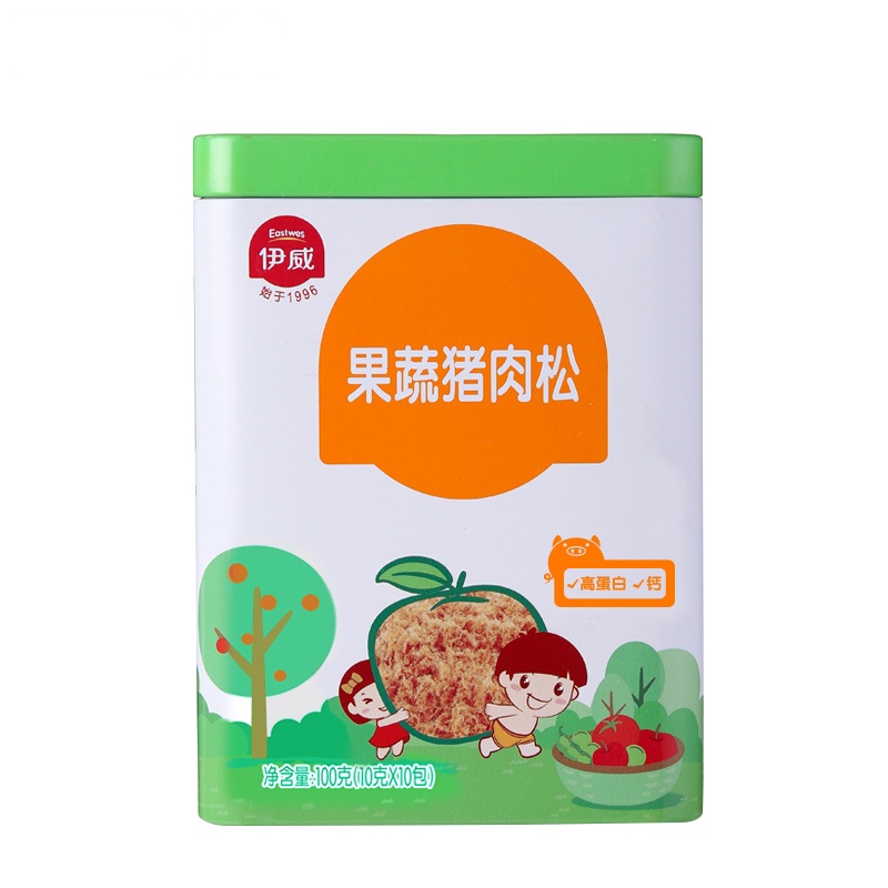 [苏宁自营]伊威( Eastwes)果蔬猪肉松100g 营养肉松