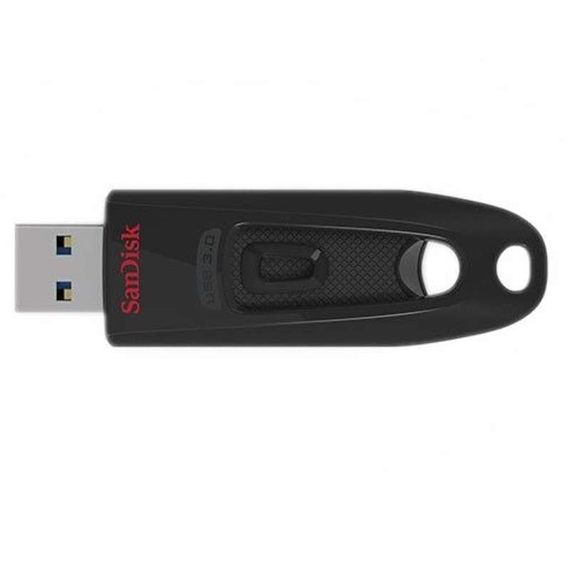 闪迪(SanDisk)128GB CZ48至尊高速 USB3.0 U盘 读速100MB/s 黑色 高速性能 安全可靠