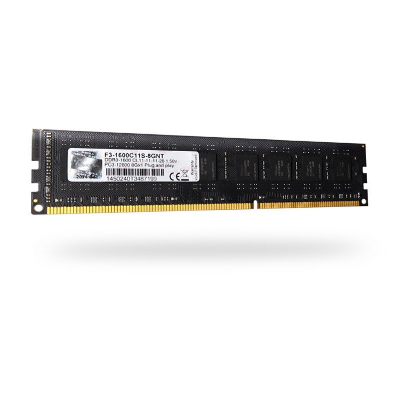 [苏宁自营] G.SKILL\芝奇8GB DDR3 F3-1600C11S-8GNT台式电脑内存条