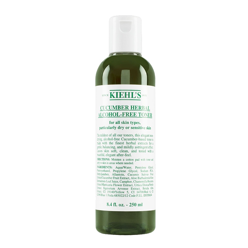 科颜氏(Kiehl's) 黄瓜植物爽肤水250ml 黄瓜水 化妆水 滋润保湿（新旧更替中）