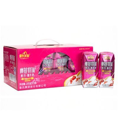 皇氏乳业 摩拉菲尔 红枣枸杞味醇养酸牛奶 乐享装205g*8盒