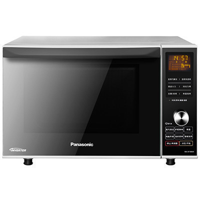 Panasonic/松下微波炉 NN-DF386M家用多功能台式智能加热变频23L