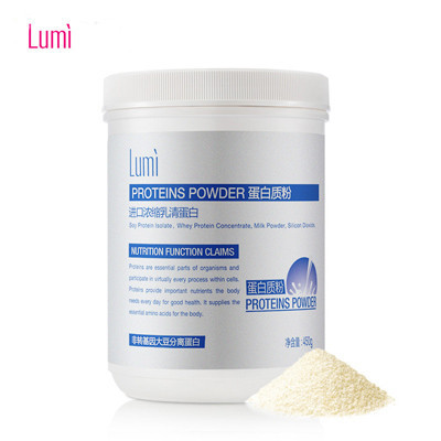 [苏宁超市]Lumi 进口浓缩乳清蛋白质粉450g/罐