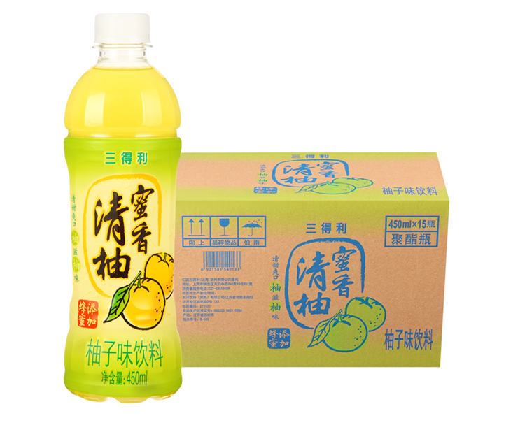 三得利(Suntory) 蜜香清柚饮料450ML*15瓶/箱