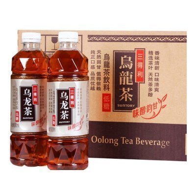 三得利(Suntory) 低糖乌龙茶饮料500ml*15瓶/箱 茶饮料