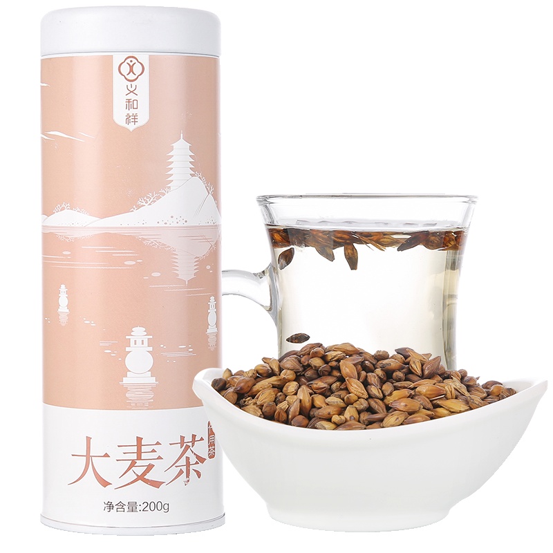 义和祥 大麦茶 原味烘焙 浓香型 五谷茶 200g/罐 花草茶 瓶装