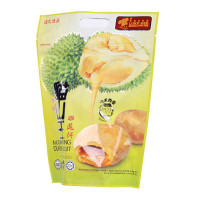 马来西亚进口 新乐记 猫山王榴莲饼240g（40g*6粒）香甜榴莲馅 甜蜜美味 独立包装 进口休闲零食