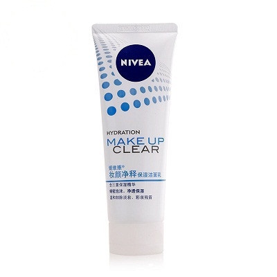 （NIVEA）妮维雅 妆颜净释保湿洁面乳100ml 男女通用 各种肤质