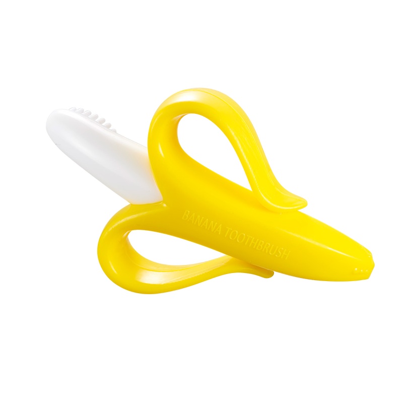 优优马骝 香蕉咬咬牙刷 按摩刷毛 帮助牙齿生长 防止蛙牙 MS239