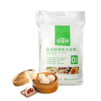 金麦厨 原味小麦粉 5kg 通用粉 克明面业出品