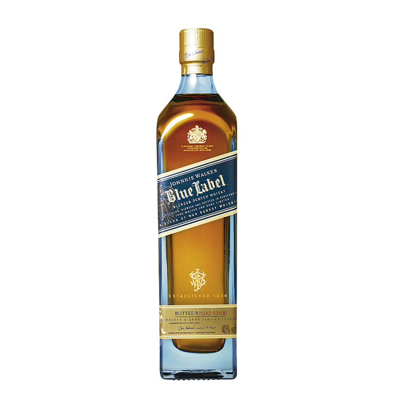 尊尼获加(Johnnie Walker)洋酒 威士忌 蓝方 蓝牌 调配型苏格兰威士忌 750ml