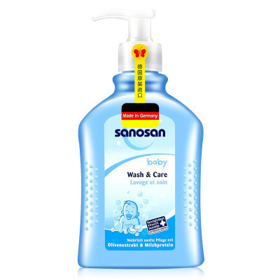 德国哈罗闪(sanosan)婴儿滋润沐浴露200ml