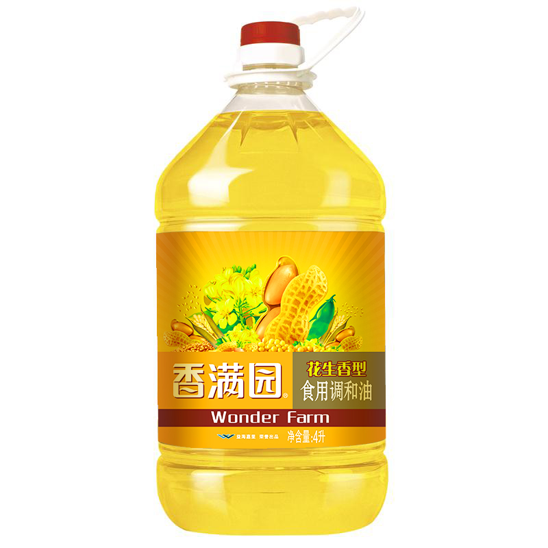 香满园 花生香型食用调和油4L