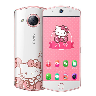 美图M6 hellokitty3GB+64GB 樱花粉 自拍美颜 全网通 移动联通电信4G手机