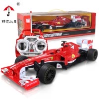 祥佳 1:12方程式F1充电遥控车模 男孩儿童玩具汽车 727-S5红色