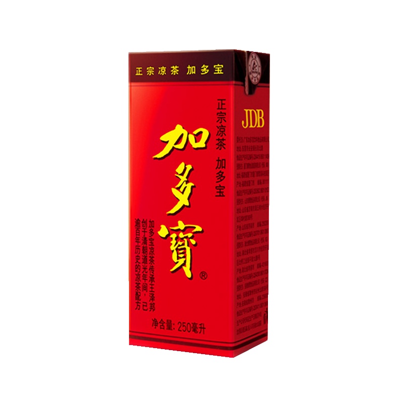 加多宝凉茶盒装饮料250mlx16