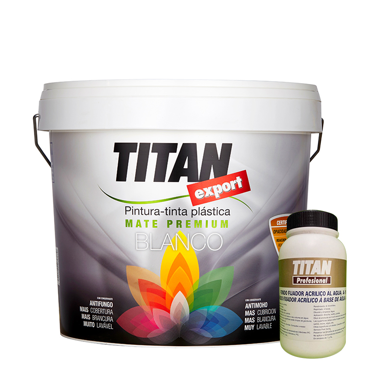 堤丹TITANLUX进口水性环保 速干 净味 亚光彩色内墙乳胶漆 涂料 卫生间 防水白色油漆[苏宁自营]经典系列10L套