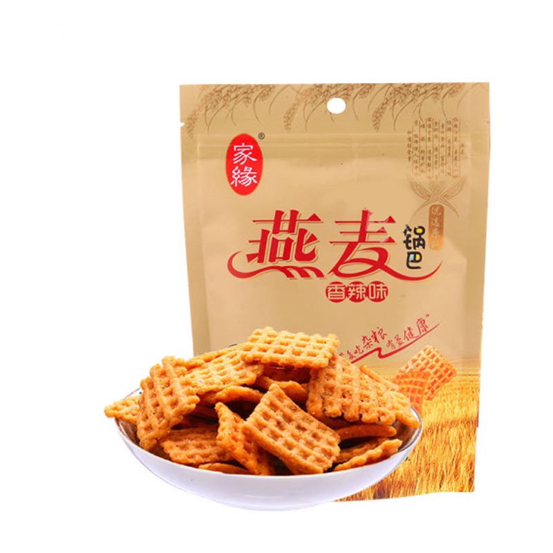 家缘香辣味燕麦锅巴128G