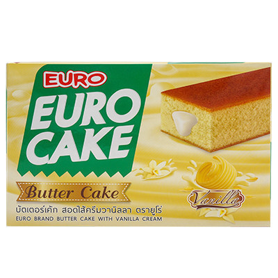 泰国进口 EURO欧乐奶油味蛋黄派204g/盒