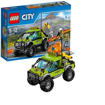 LEGO乐高CityVolcanoExplorers -城市系列火山探险车60121塑料玩具6-14岁100-200块