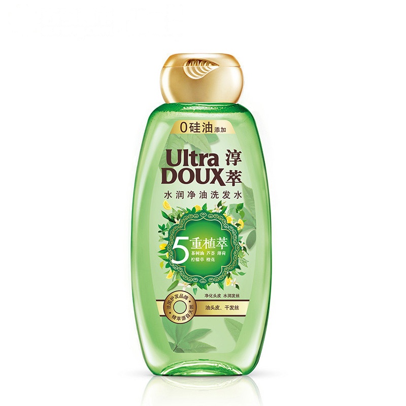 淳萃(UltraDOUX)5重植萃水润净油洗发水400ml