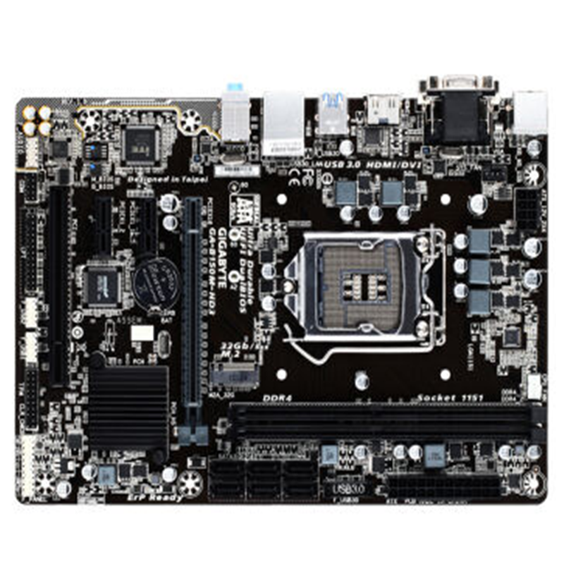 苏宁自营技嘉(Gigabyte)B150M-HD3 DDR4 主板 (Intel B150/LGA 1151)