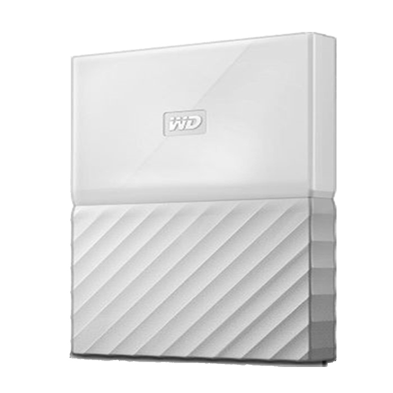 西部数据(WD)My Passport 1TB2.5英寸USB3.0闪耀白移动硬盘 WDBYNN0010BWT-CESN