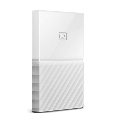 西部数据(WD)My Passport 2TB 2.5英寸USB3.0闪耀白移动硬盘WDBYFT0020BWT-CESN