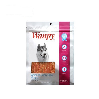 [苏宁超市]顽皮(Wanpy)肉干肉条 宠物食品 犬用鸡肉丝200g*3 狗零食宠物肉条训练泰迪金毛零食