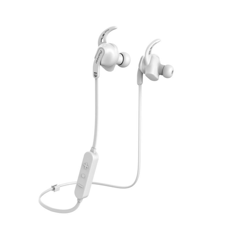 先锋(Pioneer)LIT-Sports 入耳式蓝牙运动线控音乐手机耳机(白色)