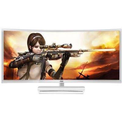 AOC C3583FQ/WS 35英寸VA屏广视j角 144Hz高刷新率 游戏电竞曲面显示屏