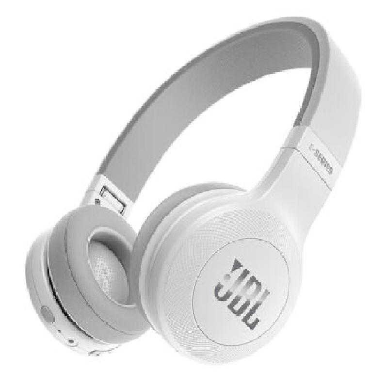 JBL E55BT头戴式无线蓝牙耳机音乐耳机便携HIFI重低音 -白色