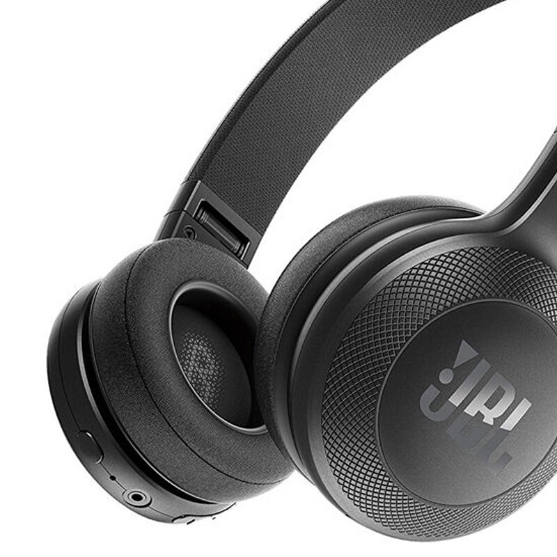 JBL E45BT头戴式无线蓝牙耳机音乐耳机便携HIFI重低音 -黑色