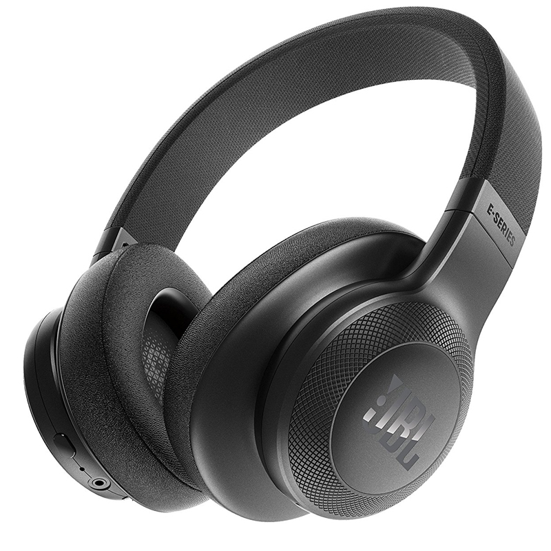 JBL E55BT头戴式无线蓝牙耳机音乐耳机便携HIFI重低音 -黑色