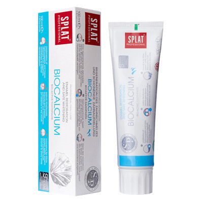 SPLAT/斯普雷特无氟原装进口国际活性钙净白修护牙膏专业系列