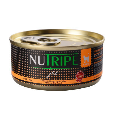 纽萃宝(NUTRIPE)猫罐头95g 活力Q10火鸡&鲜草羊肚配方猫罐头(含辅酶Q10) 新西兰原装进口