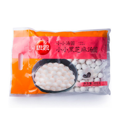 【苏鲜生】思念小小玉黑芝麻汤圆800g 元宵