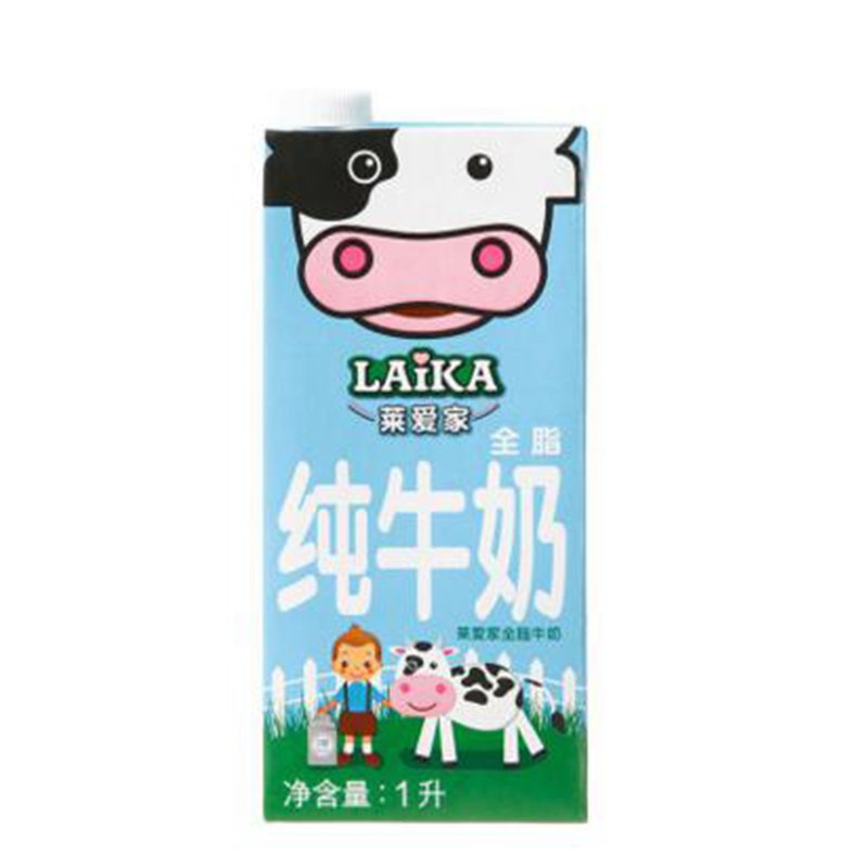 莱爱家全脂牛奶1L