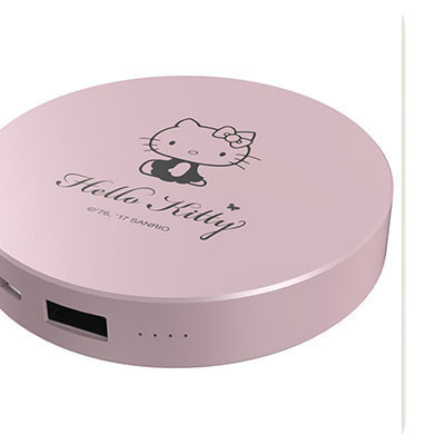优加 正版Hello Kitty手机充电宝/移动电源 6000毫安 金属机身 苹果小米通用 小淘气