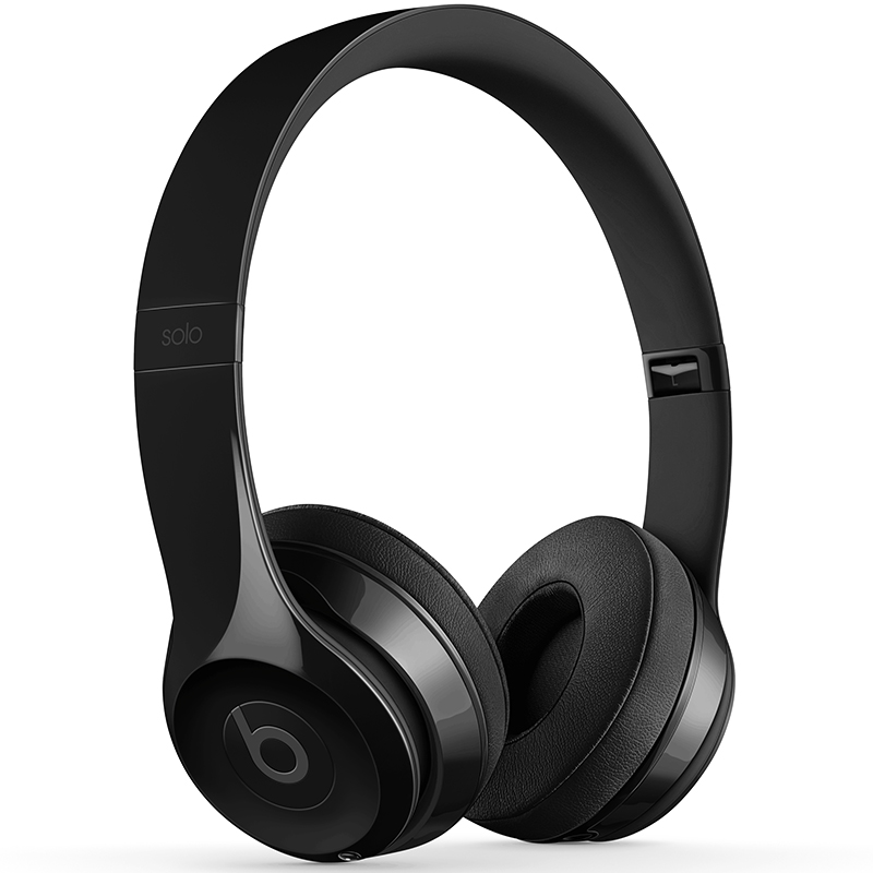 Beats Solo3 Wireless 头戴式耳机 - 亮黑色 MNEN2PA/A