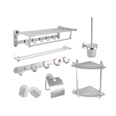 JOMOO九牧 卫浴五金套件太空铝卫生间挂件套装939415