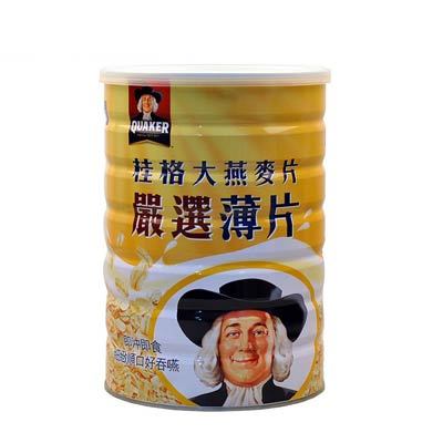 桂格即冲即食严选薄片大燕麦片 800g 台湾进口