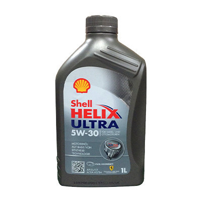 壳牌(Shell)灰喜力合成机油 Helix ULTRA 5W-30 1L/瓶(德国原装进口)